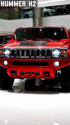 Experience the Super Luxury Red Hummer H2