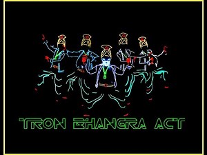 Tron Bhangra by ‪@Glowdiators‬ #tron #trondance #ledtrondance #uniqueacts
