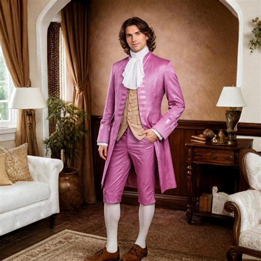 Men’s 18th Century Tailcoat Costume | Colonial Aristocrat Outfit - Etsy