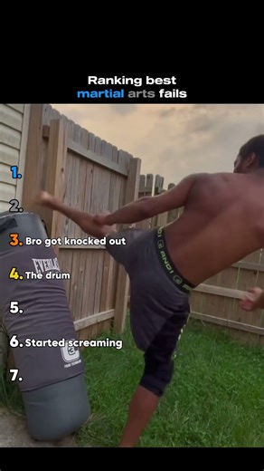 Ranking best martial arts fails