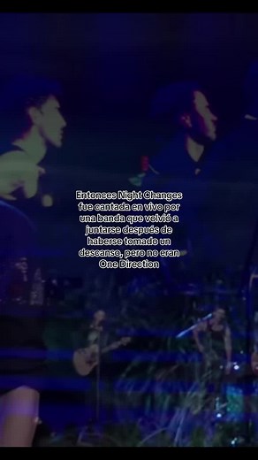 One Direction Night Changes Reunion Live Performance