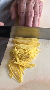Gosh this recipe is good! It's a plate of tangled umami goodness, do try it, or maybe visit the town of Canepina when it has a food festival to celebrate 'Fieno di Canepina' every September. #pasta #freshpasta #angelhairpasta | Pasta Grannies