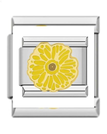 Yellow Flower Charm
