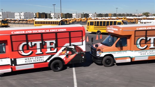 New look, same exceptional CTE programs. Drive your future forward with any of our 19 Career and Technical Education programs. www.tuhsd.org/cte | Tolleson Union High School District