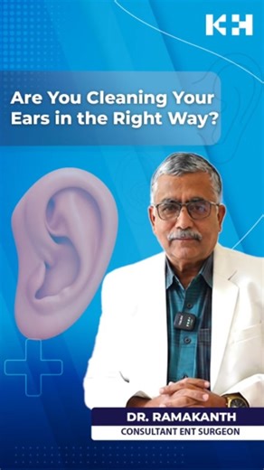 Kamakshi Hospital Mysuru on Instagram: "👂 How to Clean Your Ears Safely? | ENT Doctor Explains Many people are confused about the right way to clean their ears. Washing with water or soap, putting oil regularly, or using earbuds can actually push earwax deeper and increase the risk of blockage and infection. If you experience ear blockage, itching, pain, or discharge—especially after water enters the ear—it’s important to consult an ENT specialist for safe and proper treatment. Avoid self-clean