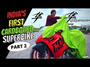 splendor modified to sports bike converted to hayabusa Part 2