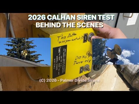 2026 Calhan, Colorado Siren Test (BTS)