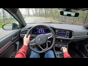 2023 Volkswagen Jetta Sport 6MT - Rainy POV Test Drive (Binaural Audio)