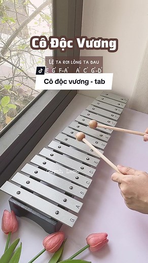 Trả lời @29thg1㊝ cô độc vương - xylophone glockenspiel cover #xylophone #pianocover #quynhlemo #glockenspiel #xylophonecover
