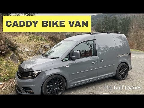 Modified VW Caddy Mk4 bike van and upgrades. Perfect mountain bike, gravel bike and road bike van