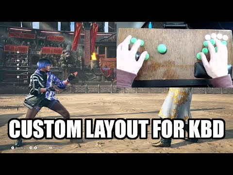 Custom Layout to Make SOCD Korean Back Dash (KBD) Easier on Leverless [Tekken 8 T8]