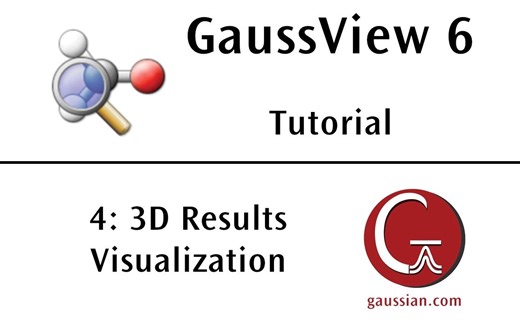Gaussview教程四： 3D结果可视化