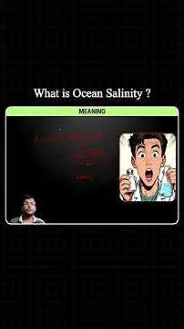 Salinity of Ocean Water Explained #kartavyapathacademy #salinity #geography