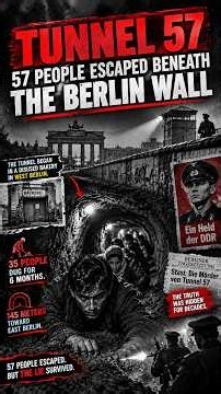 Tunnel 57: 57 People Escaped Beneath the Berlin Wall