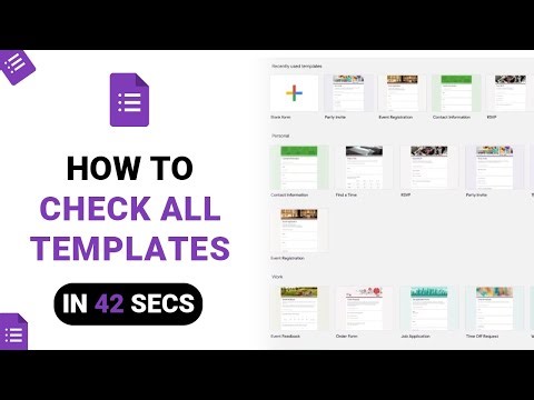 How to Check All Templates on Google Form [NEW]