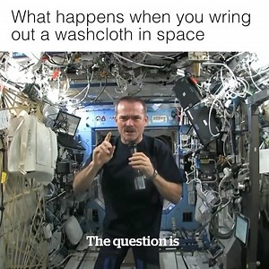 1.6M views · 3.4K reactions | Science is awesome!  Credit: Col. Chris Hadfield & Canadian Space Agency | Howlers | Facebook