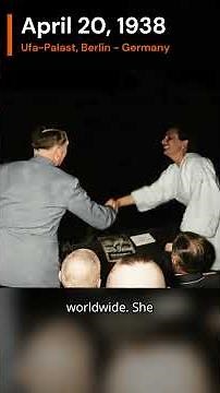 Rare Photo at Olympia Premiere Now In Colors #timepeek #colorizedhistory #hitler #history #ww2