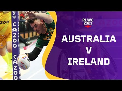 Australia v Ireland in the Wheelchair Rugby League World Cup | RLWC2021 Cazoo Match Highlights