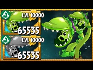 Plants vs Zombies 2 Snap-pea Upgraded to Level 10000 PvZ2