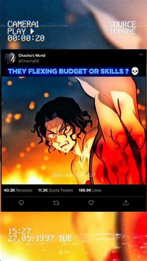 Are they flexing their budget or skills 💀? #shorts #demonslayer #firtana