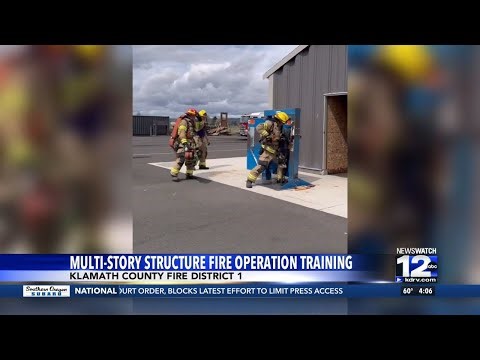 Multi-story structure fire operation training