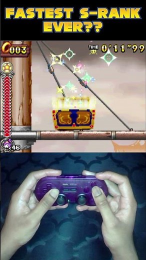 FASTEST S-RANK EVER?! Blaze DESTROYS This Ship in UNDER 12s! | Sonic Rush Adventure #sonic #shorts