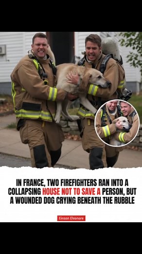 255K views · 21K reactions | Two Firefighters Heard a Dog Whimpering...