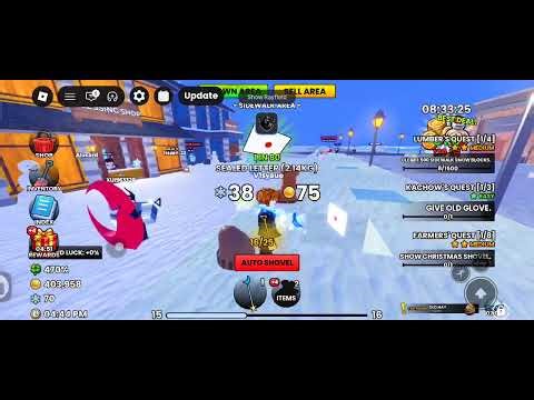 ❄️Shovel it! Script - auto dig, teleport snow diggable, auto buy, auto quest, etc.