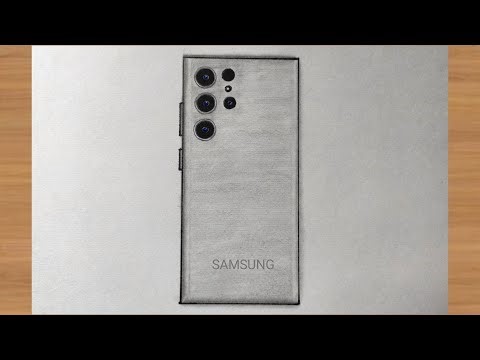 How To Draw Samsung Galaxy S23 Ultra Step By Step
