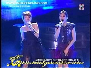 [HQ] MAKING LOVE OUT OF NOTHING AT ALL - Sarah Geronimo & Nina (live)