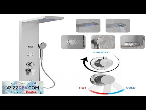 Garvee Led Shower Panel Tower System 6 In 1 Shower Panel