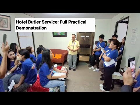 Butler Service: Complete Demonstration and Presentation with professor Rogelio Ross