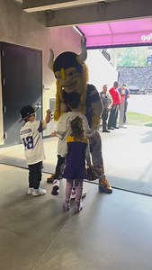 2.4K views · 2.5K reactions | mascot friends = field access?? #crucialcatch #nfl | Viktor the Viking | Facebook