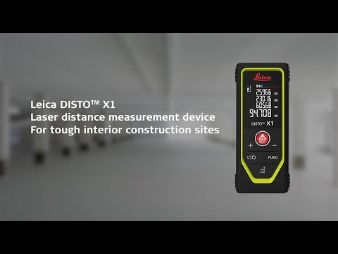 Get to know the Leica Disto X1 | Laser Measure Device