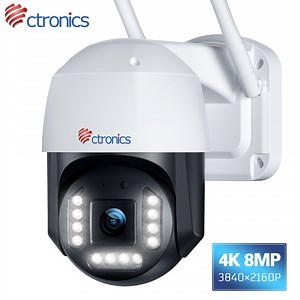 Ctronics Real 4K Outdoor Surveillance Camera 5G Wifi 8MP 3840x2160P Full Color Night Vision Security IP Camera 360 Auto Tracking - AliExpress 30