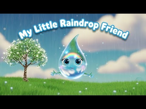 My Little Raindrop Friend 💧🌦️ | Weather Song for Kids | Fun Learning for Children