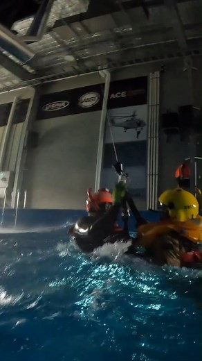 123 reactions | Rescue crews in the aviation industry require specialised skills that we train for at The ACE Training Centre. As part of Down the Wire Aquatic Rescue* training in our pool facility, we can equip students with the skills to access and retrieve patients from the water on the helicopter's rescue winch. *AVIW0003 Undertake helicopter aquatic rescue and recovery and AVIW0024 Perform down the wire duties. | ACE Training Centre | Facebook