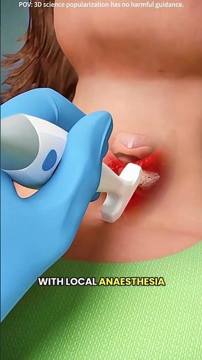 Radio frequency ablation surgery to treat thyroid nodules (3D animation) #ablation #laserablation