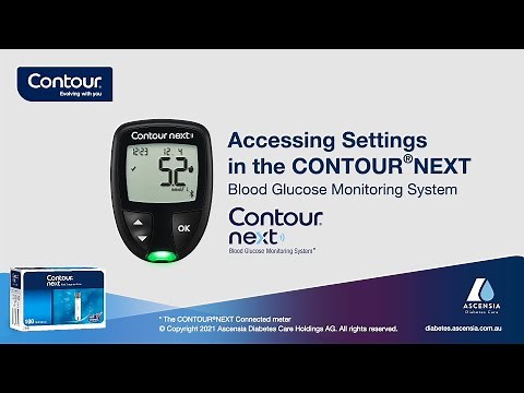 Accessing Settings | CONTOUR NEXT | mmol/L | Australia (en_AU)
