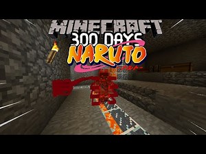 I Survived 300 Days in The NARUTO Minecraft Mod