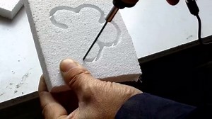 Jhua Foam Cutter Hot Wire Knife Foam Cutter Tool Styrofoam Cutter Foam Board Cutter Electric Styrofoam Cutting Tool with 4" Cutting Machine Pen for Styrofoam Foam Cutting, Arts, Handcraft DIY