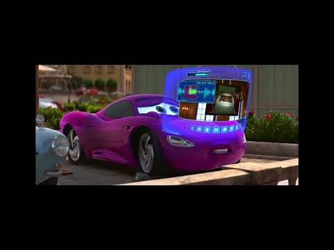 Cars 2 Miles Axelrod voice scene Italy race and lemon meeting