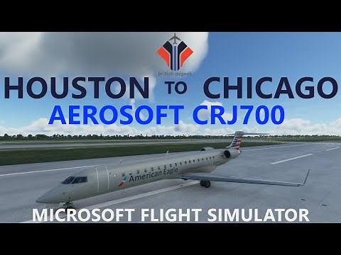 MSFS | Aerosoft CRJ 700 Full Flight Live [American Eagle] on VATSIM