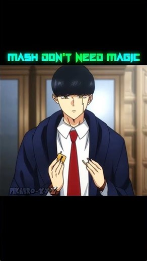 Mash doesn't need magic to open a lock 🔐 #anime#mashle#shorts