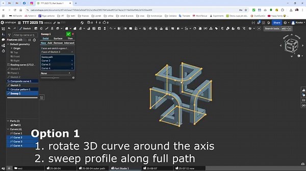 Onshape Tutorial for Too Tall Toby Practice Model 25-08-04 - 3 options to build it - extra (part II)