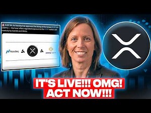 OMG IT'S LIVE!!! XRP ON THE NASDAQ!! (ACT NOW!!)