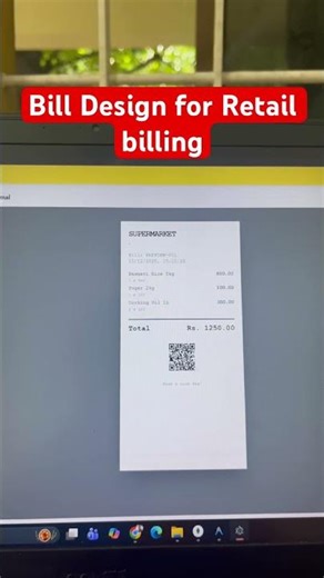 bill formats in Retail invoice Software
