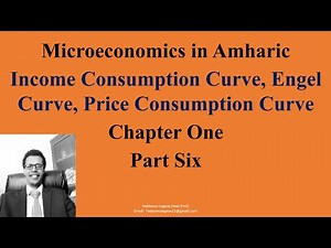 Income Consumption Curve, Engel Curve, Price Consumption Curve, part six