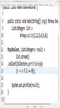 Java Streams – partitioningBy #coding #javafullstack #java