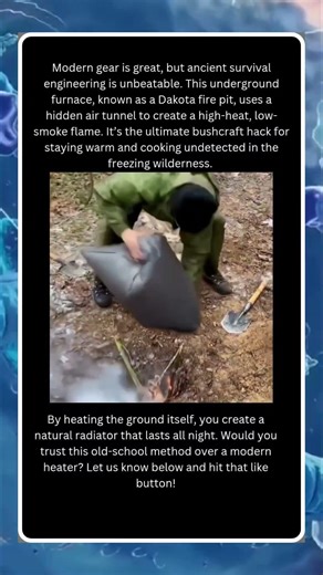 How to Make a Smokeless Fire Under the Snow